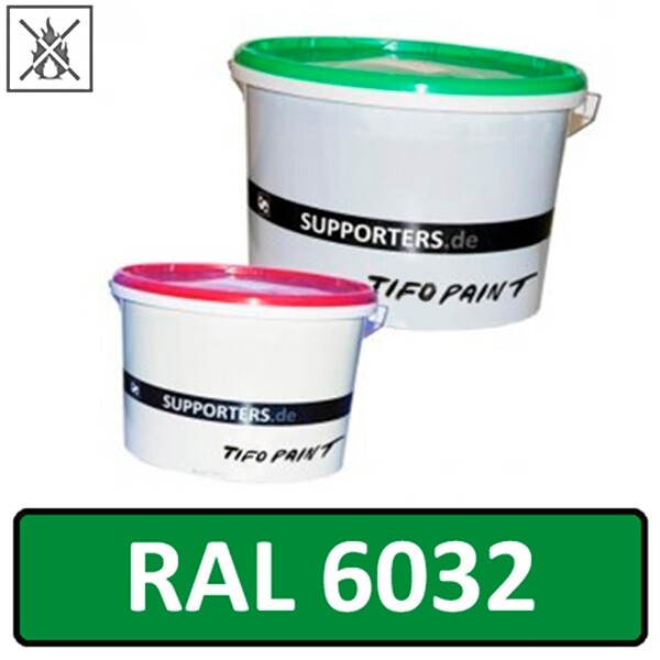 Nonwoven color signal green RAL 6032 - flame retardant 10 litre