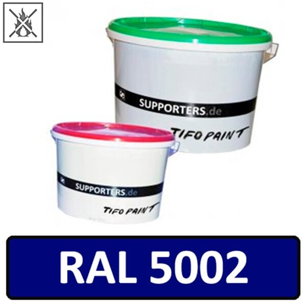 Couleur non tissée RAL5002 bleu outremer - ignifuge 5 litres