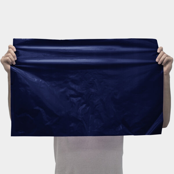 Plastic film sheet 75x90cm - navy blue