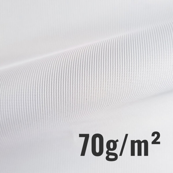 Polyester grand format difficilement inflammable