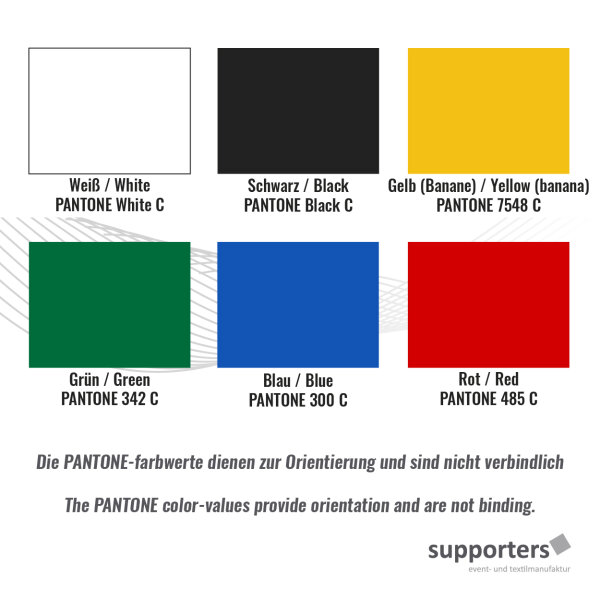 Motif drapeau de clôture cousu Difficilement inflammable