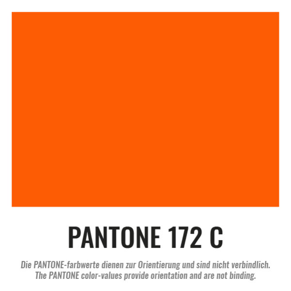 Plastic film sheet 100x150 Orange