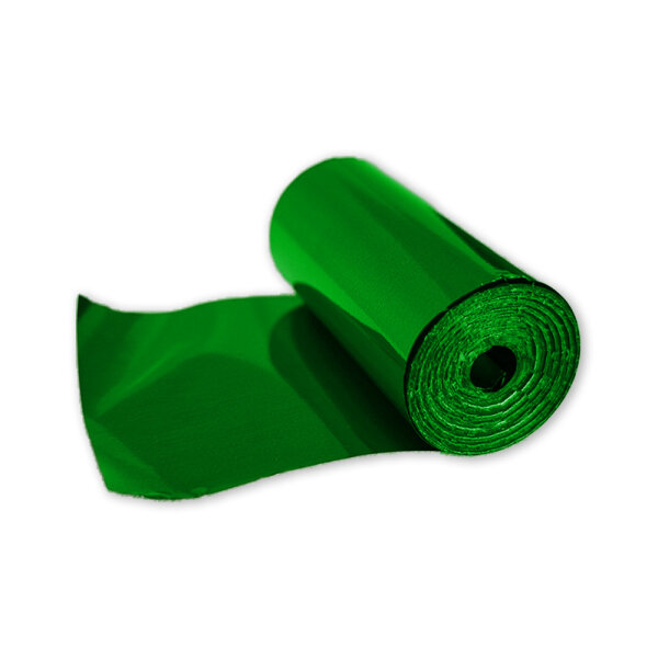 Plastic film streamer metallic - green