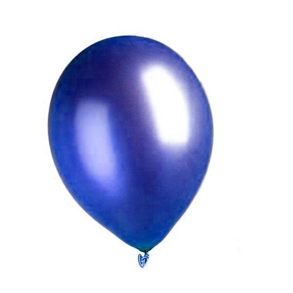 Metallic Luftballon Blau