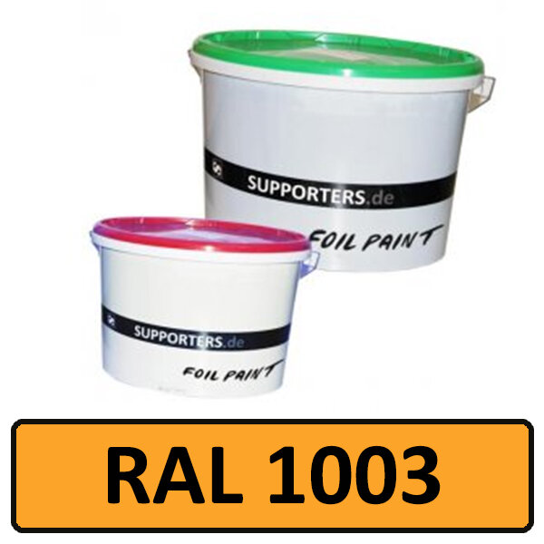 Folien Farbe Signalgelb RAL1003