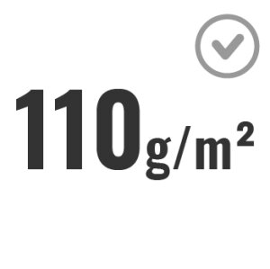 110 g/m²